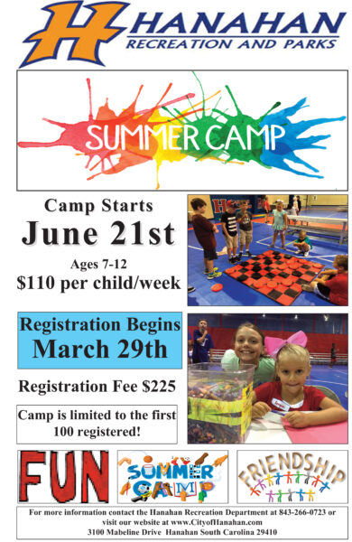 Summer Camp City Of Hanahan